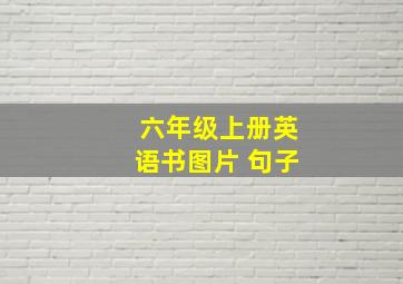 六年级上册英语书图片 句子